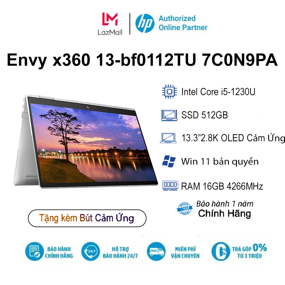 Laptop HP Envy x360 13-bf0112TU 7C0N9PA i5