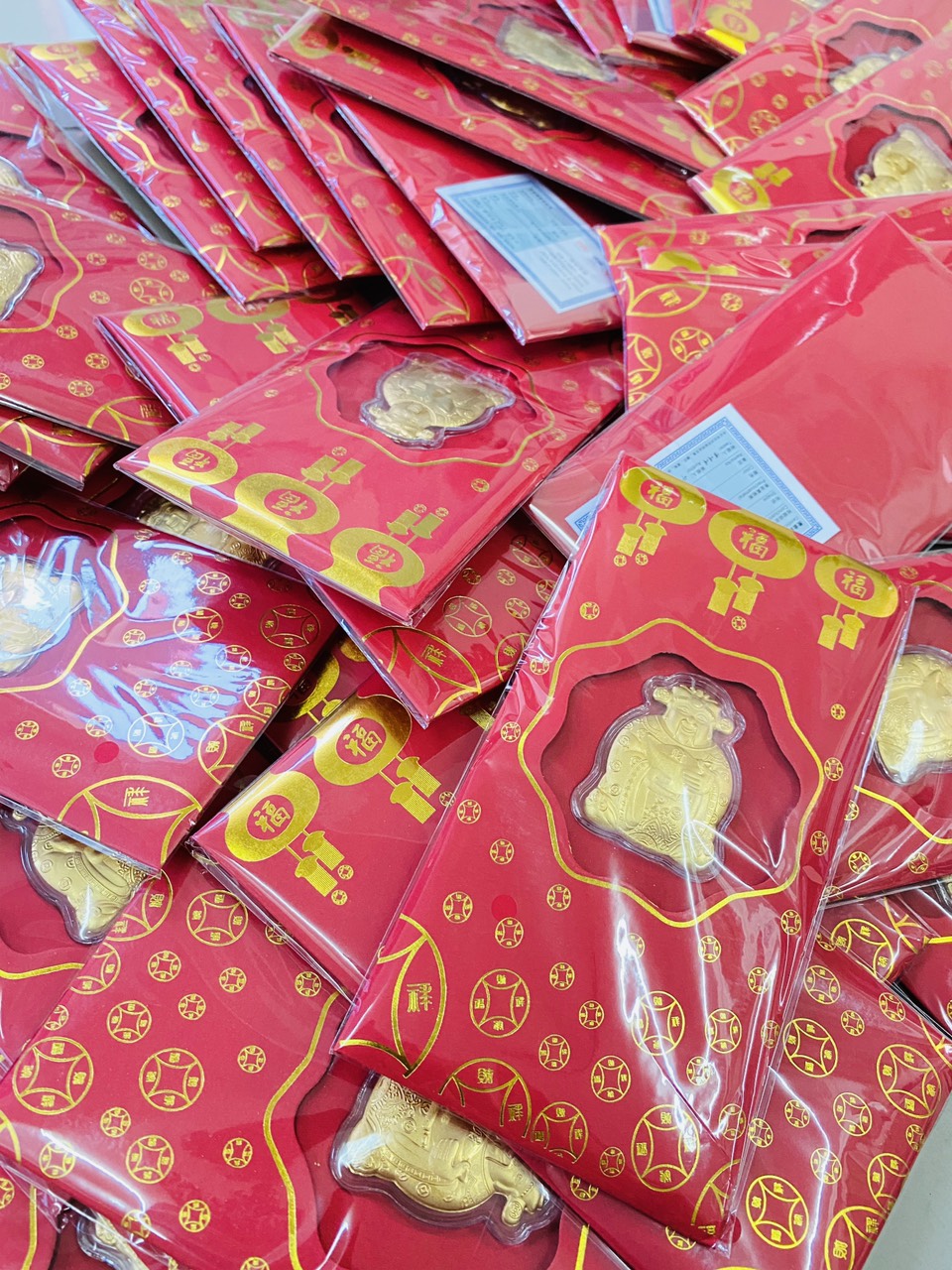 Combo 10 bao lì xì thần tài may mắn