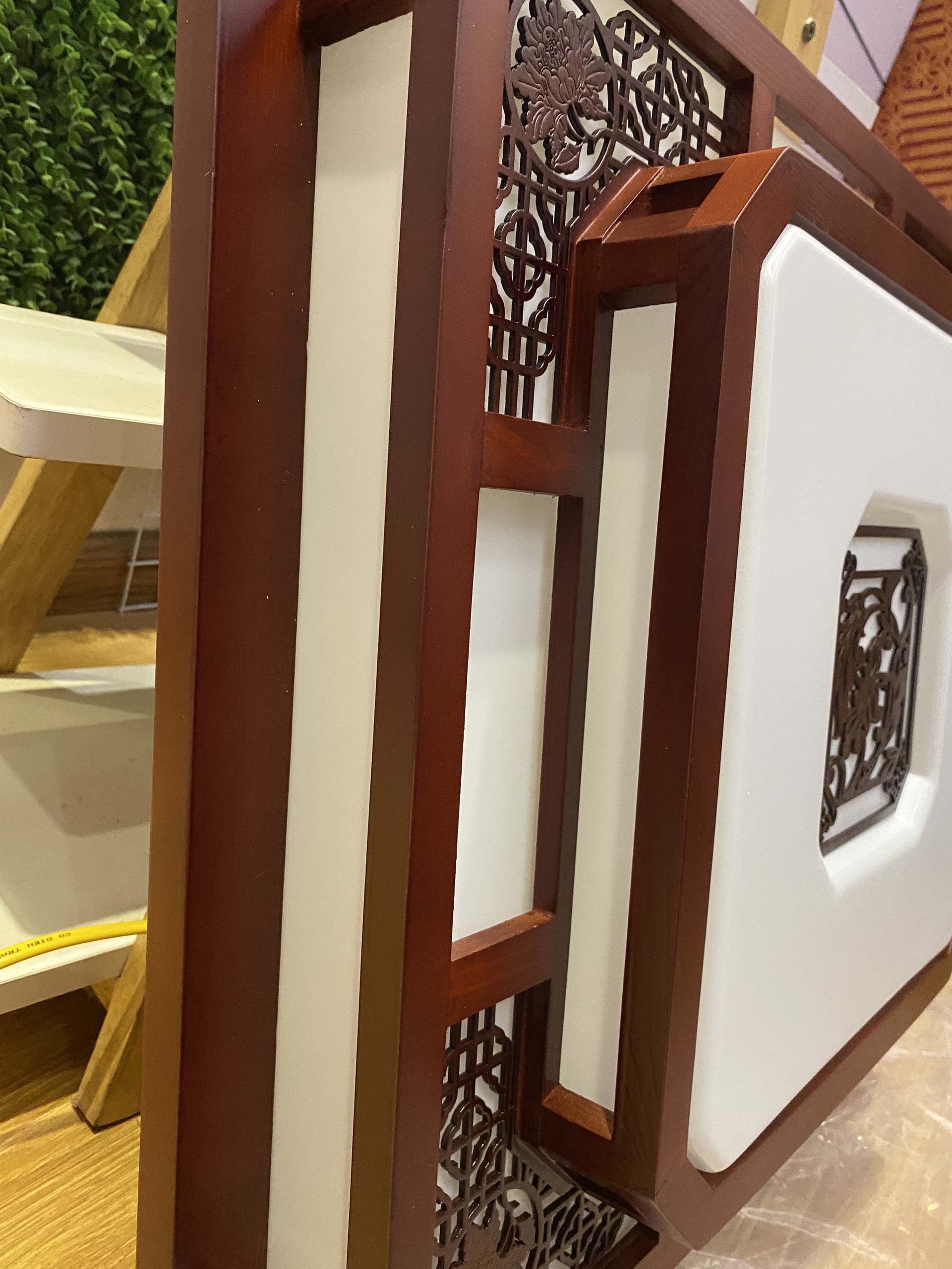 Đèn Trần- Đèn Trang Trí Trần Gỗ PGT Cao Cấp