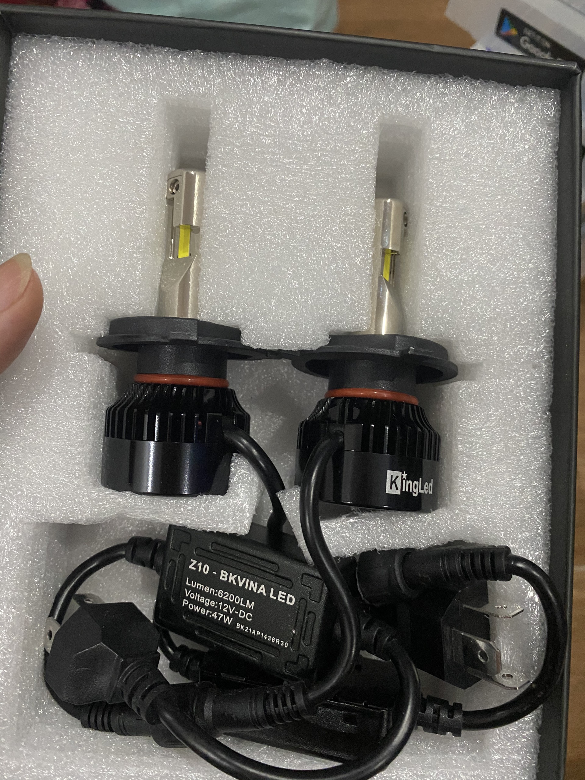 [HCM]Pha Led chân H4 king led Z10 (1 Bóng)