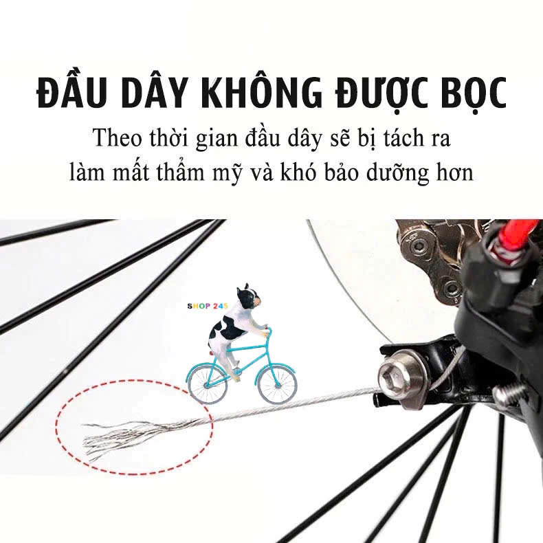 Đầu Bịt Ruột Dây Phanh, Dây Đề Xe Đạp TOOPRE - Giá 1 Cái