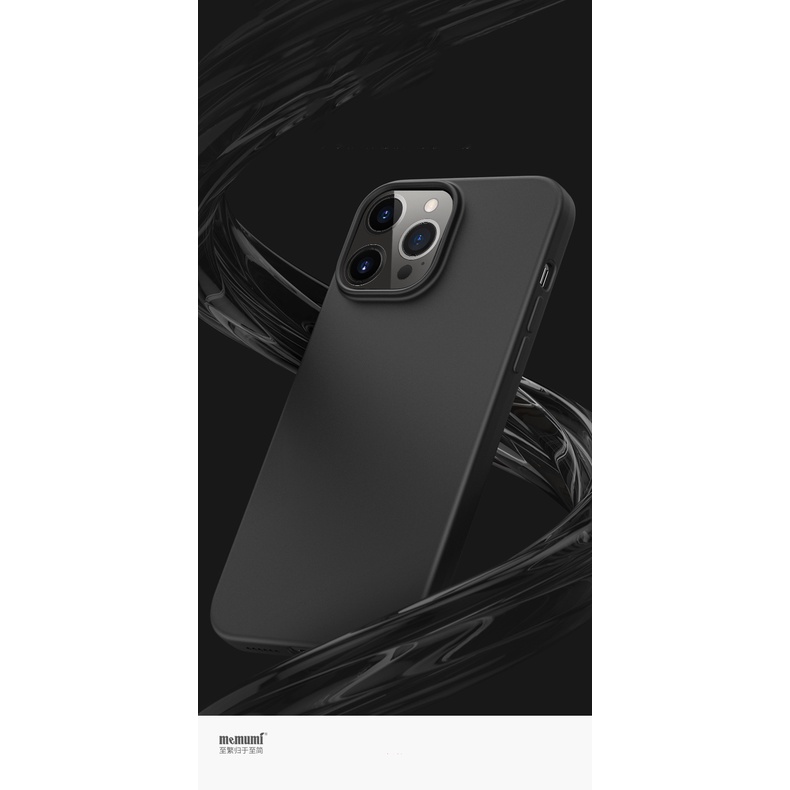 Ốp lưng lụa siêu mỏng iPhone 13 Pro Max/13 Pro/13, 12/12 Pro/12 Pro Max, 11/11 Pro/11 Pro Max Chính hãng Memumi siêu mỏng bảo vệ Camera