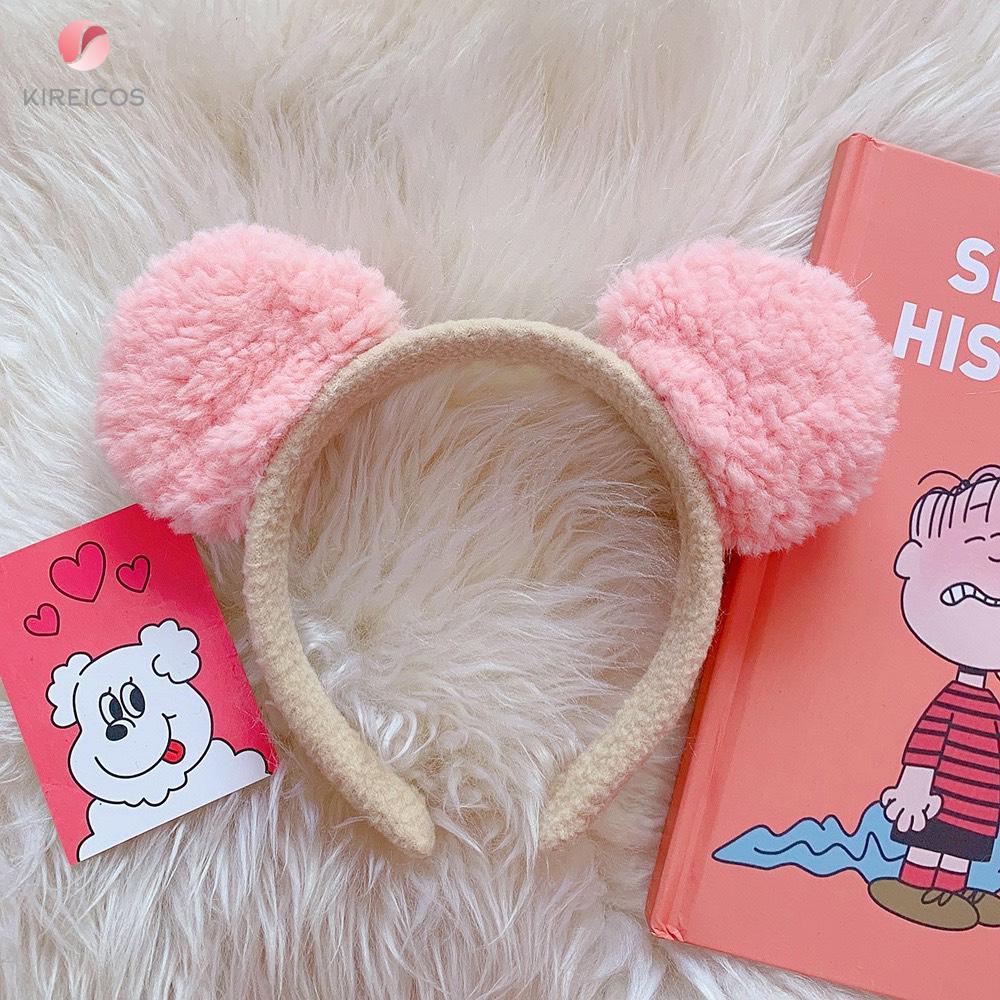 Cài Tóc Tai Gấu Lông Xù Siêu Cute