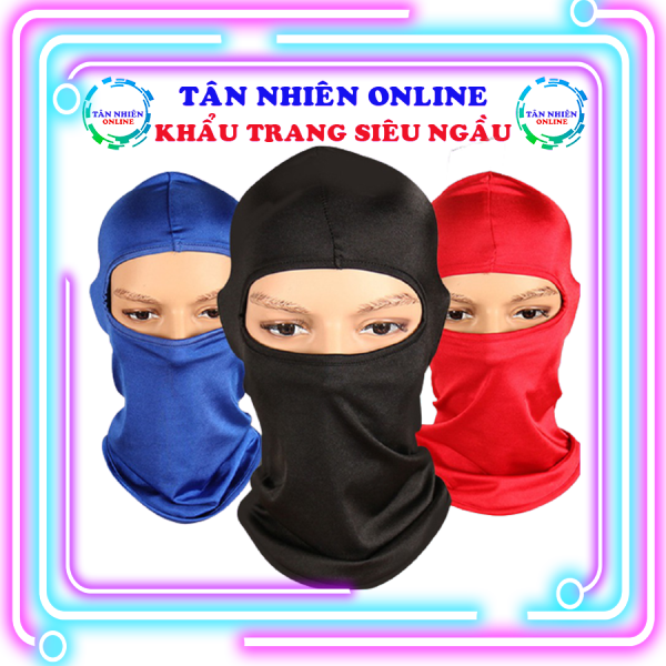 Khẩu trang trùm kín Ninja chuyên dùng phượt thủ che nắng hiệu quả, phượt thủ, Tân Nhiên Online