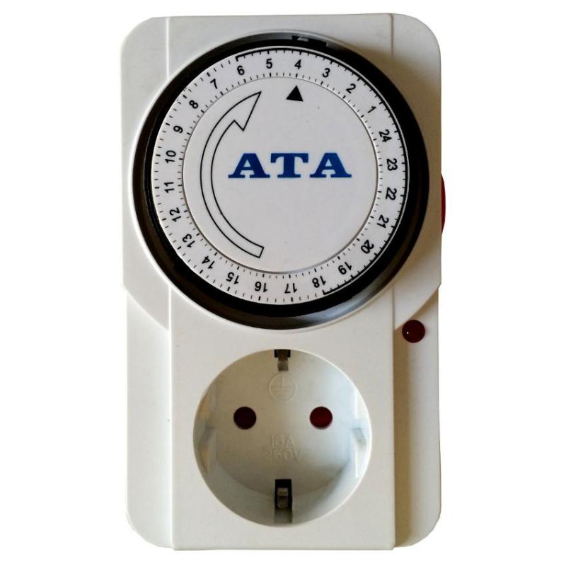 Bảng giá Ổ cắm hẹn giờ tắt mở thiết bị điện dạng cơ ATA AT-24A