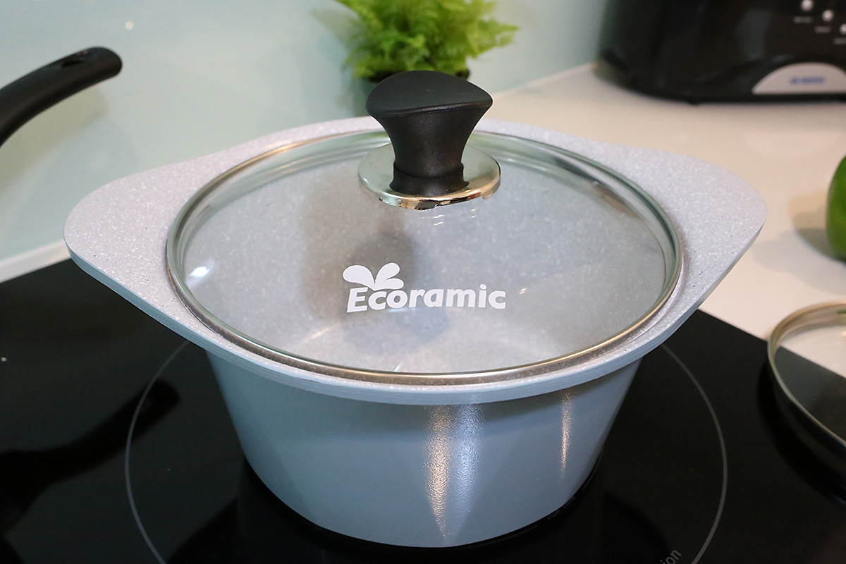 Nồi đá Ecoramic EVL-20 (size 20) Màu xanh - Hàng chính hãng
