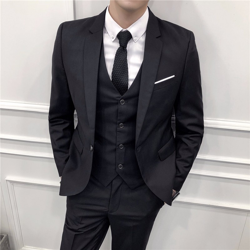 COMBO BỘ QUẦN ÁO VEST (tặng áo sơ mi + cà vạt)