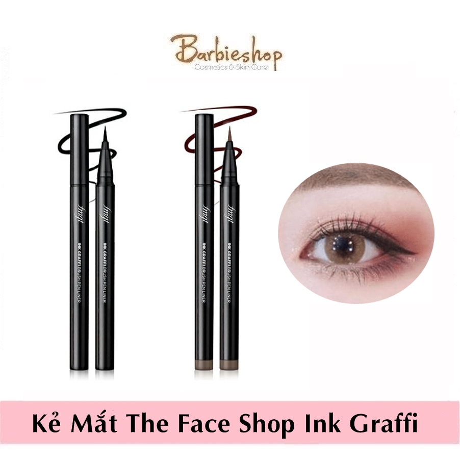 Bút Kẻ Mắt Nước The Face Shop Ink Graffi Brush Pen Liner 0,6g (2 Tone Màu)