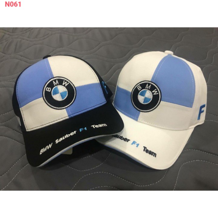 Nón Kết Nam Nữ Hàn Quốc - Phong cách nón B M W mũ lưỡi trai thêu đẹp phối màu hót hiện này có dây thu nón vừa nhiều kích cở