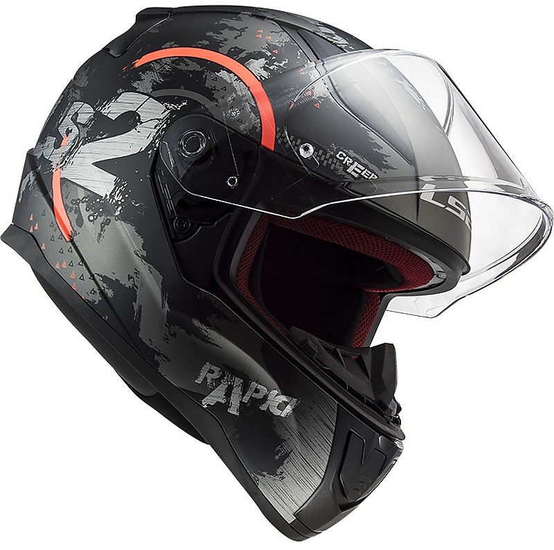 MŨ BẢO HIỂM LS2 FF353 CIRCLE - MÀU MATT TITANIUM ORANGE