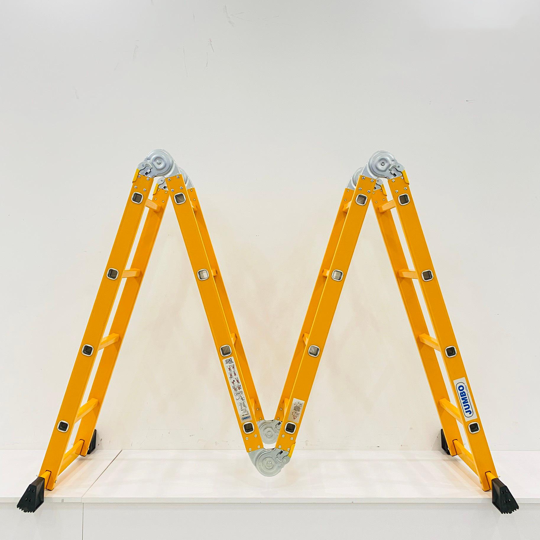 Thang nhôm gấp 4 đoạn JUMBO B304