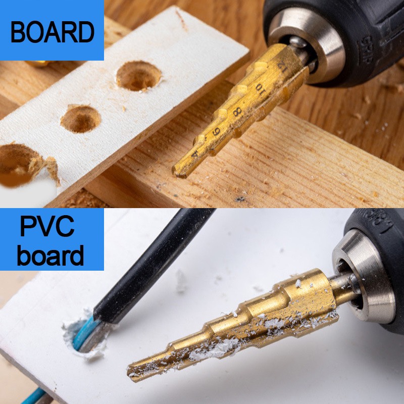 Mũi khoan tháp chuôi lục giác 6.3mm