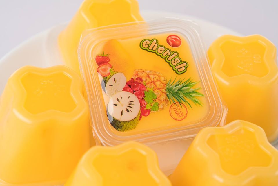 Thạch Pudding Cherish Vị Xoài 405G