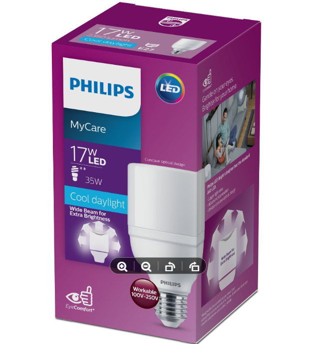 Bóng led bright 17w e27 1ct/12 apr philips