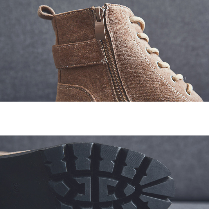 Giày boot nữ phong cách hàn quốc Đồ Da Thành Long TLG 20481