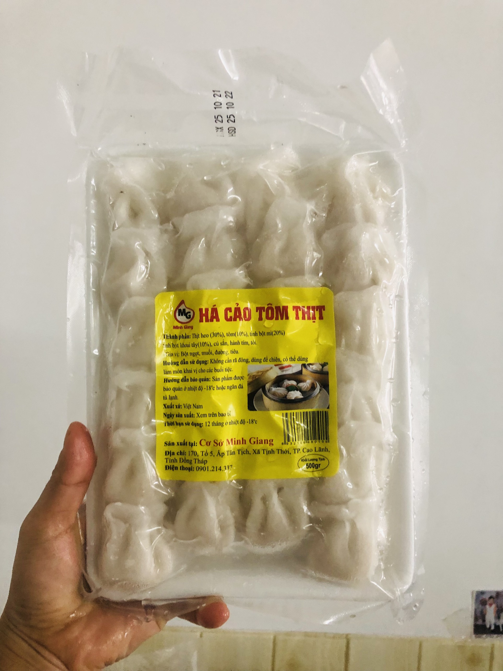 Há cảo tôm thịt loại 1 kg