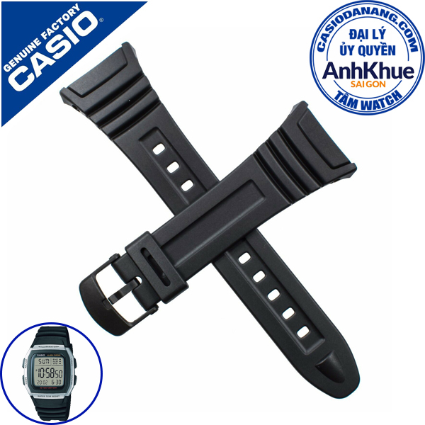Dây đồng hồ nam casio standard chính hãng w-96h-1avdf