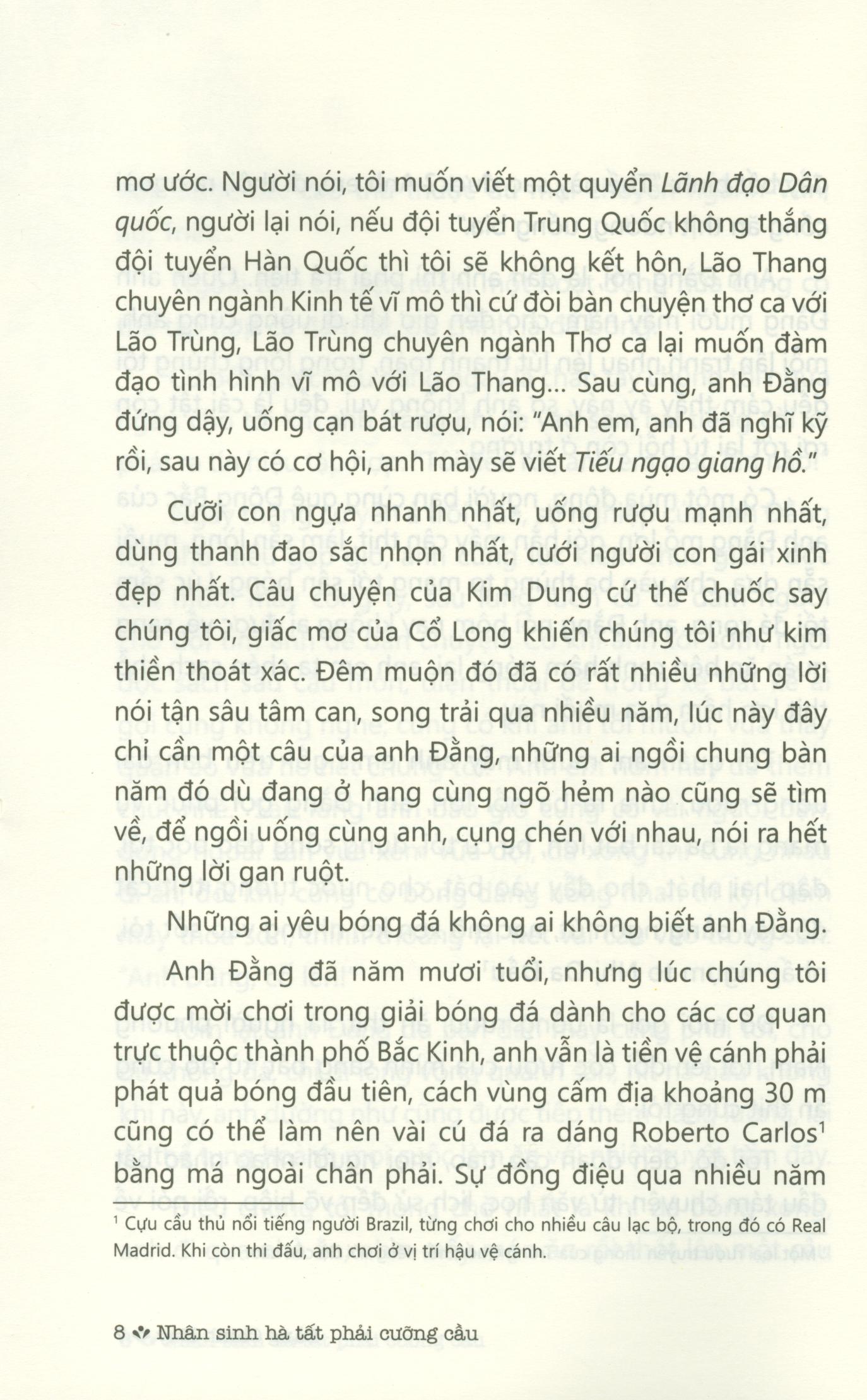 Nhân Sinh Hà Tất Phải Cưỡng Cầu
