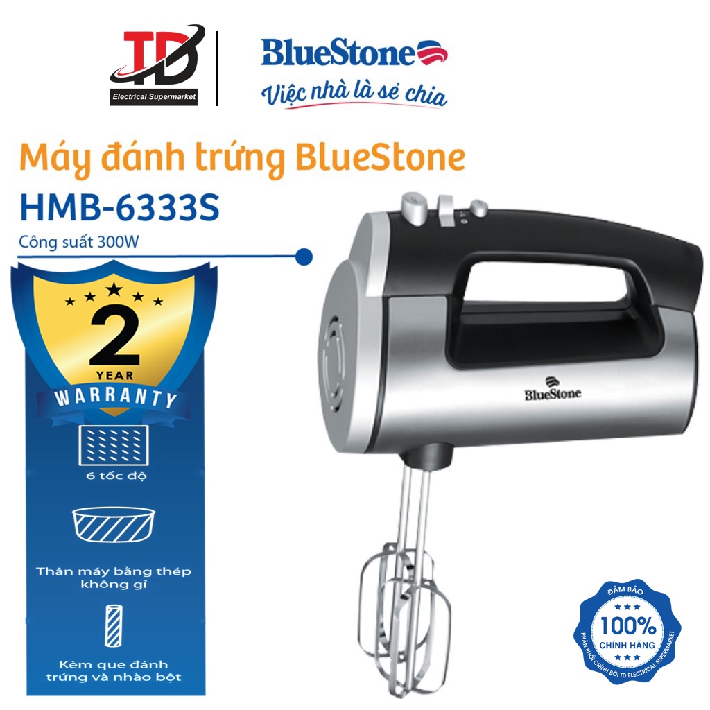 Máy Đánh Trứng BlueStone HMB-6333S, Công Suất 300w