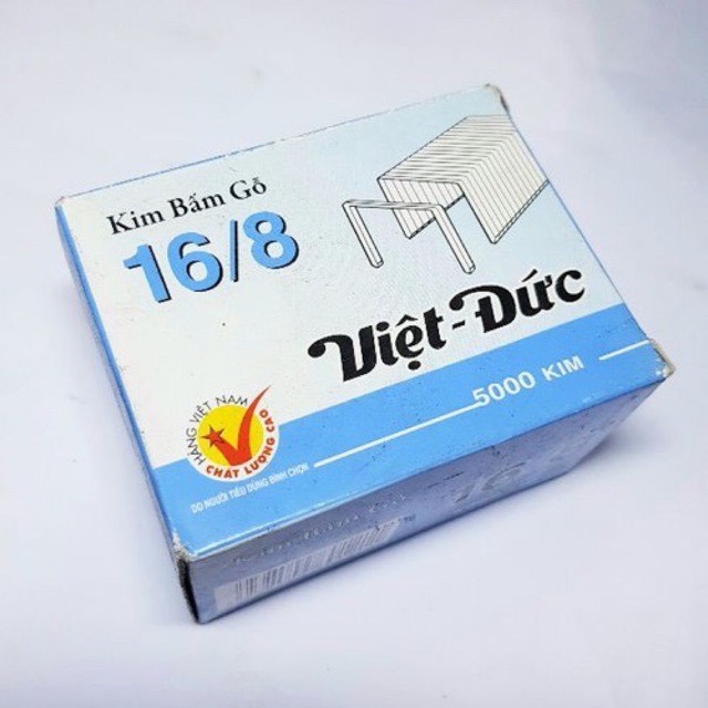 [Rẻ vô địch] Ghim bấm việt đức 16/8 ( hộp 5000 ghim )