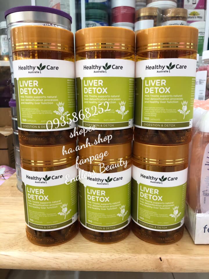 Liver Detox Healthy Care 100 viên