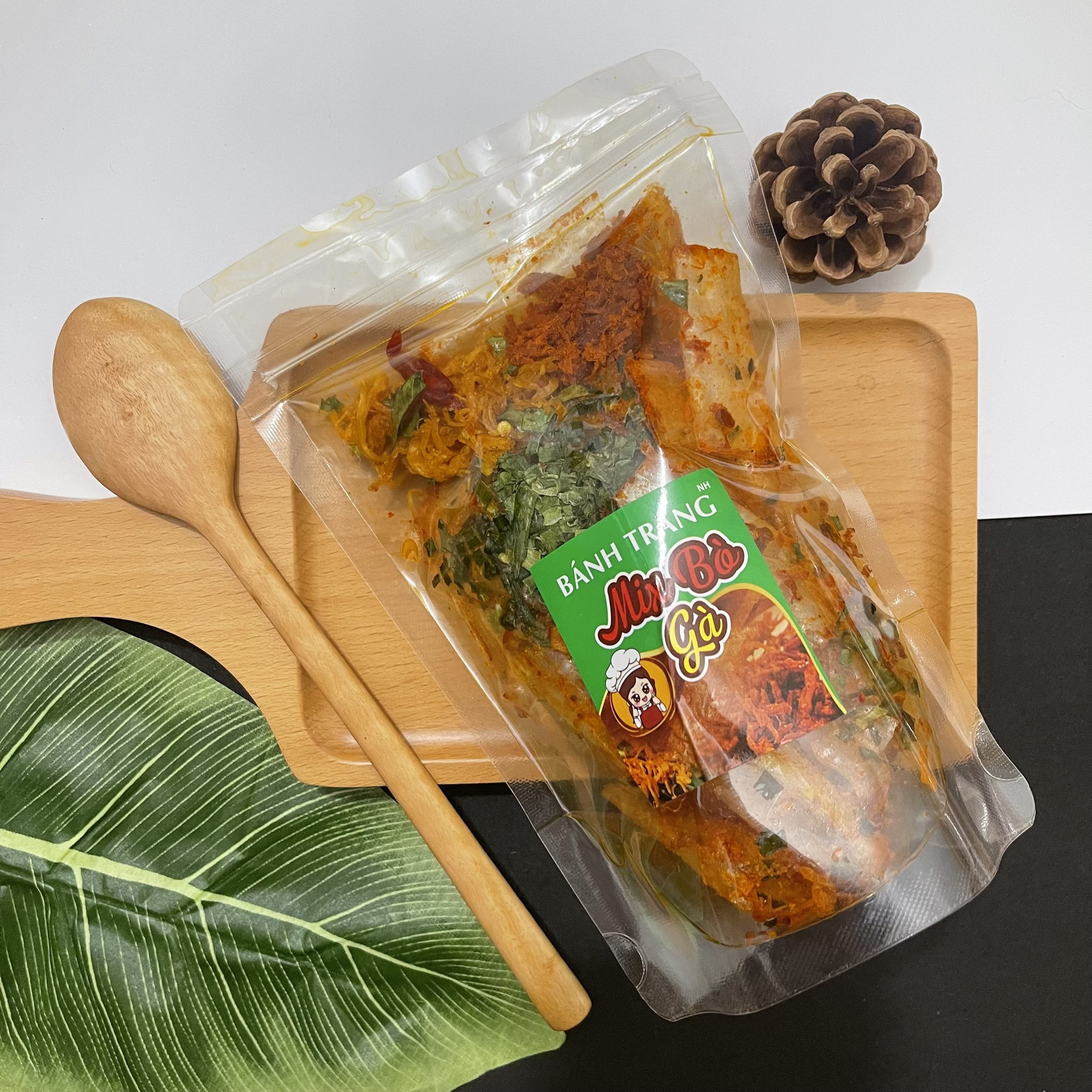 Bánh Tráng Ống Tôm Mix Bò Gà