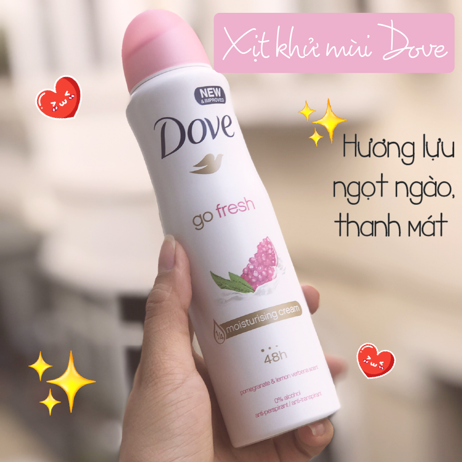 Xịt khử mùi Dove - Hàng Mỹ 150ml