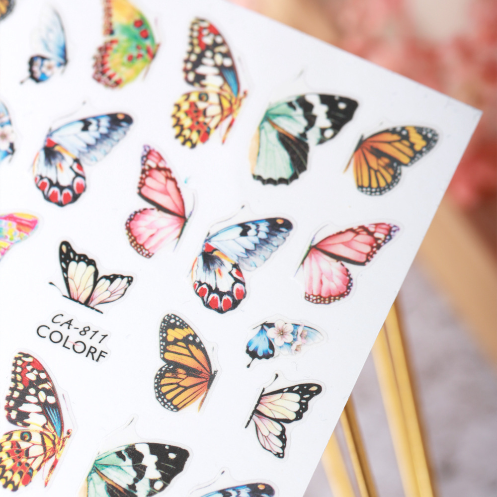 Sticker 3D | Cánh Bướm Mới 2023 | Hình Dán Móng Tay CA