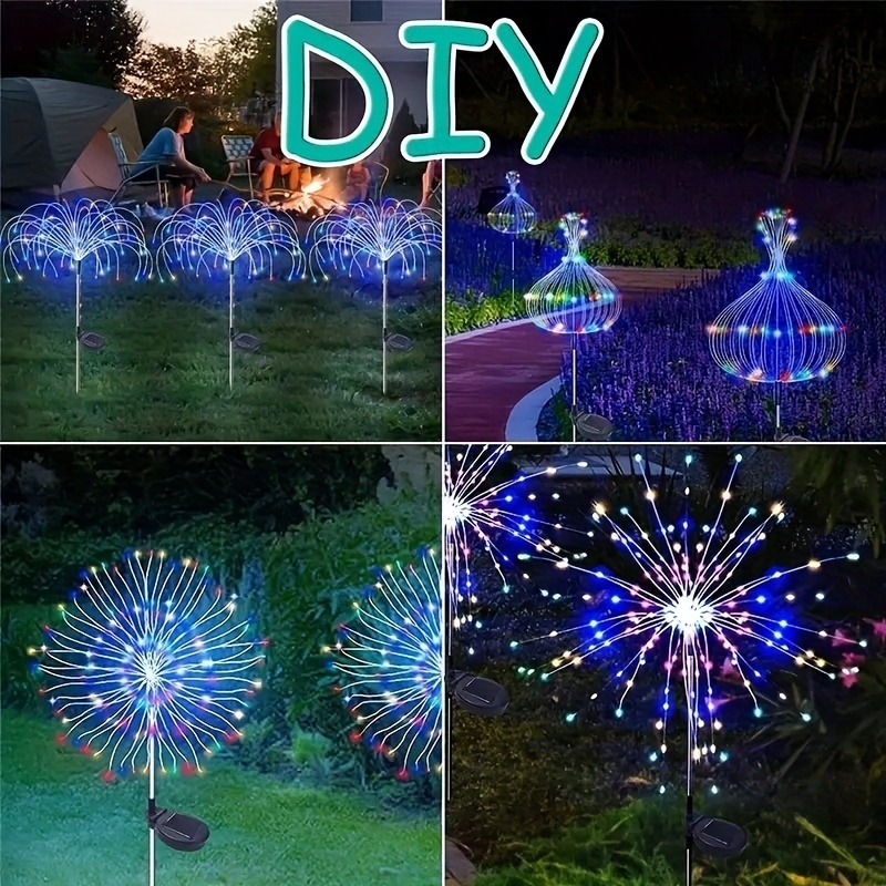 Light Up Your Garden with These DIY Solar Fireworks Lights!