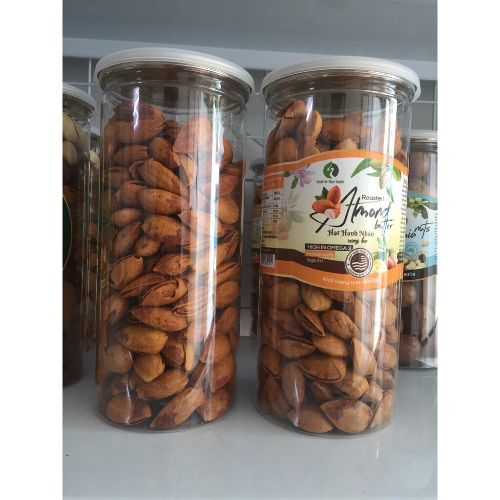 [HCM]HẠNH NHÂN RANG BƠ HÀNG MỸ - HỘP 450G (LOẠI ĐẶC BIỆT)