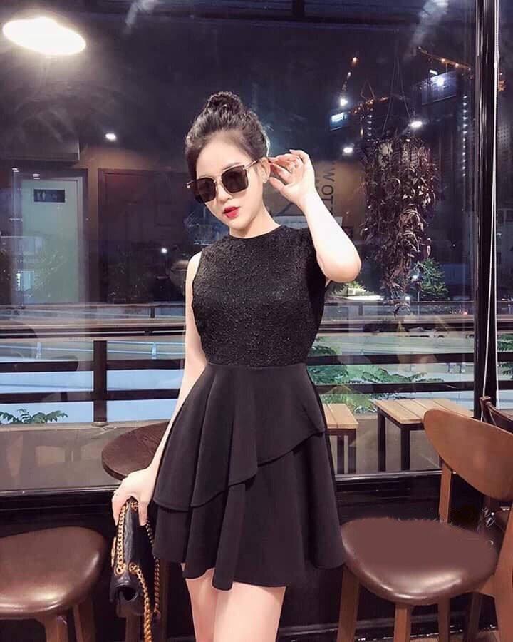 [HCM]Đầm xòe ren siêu hot MS64
