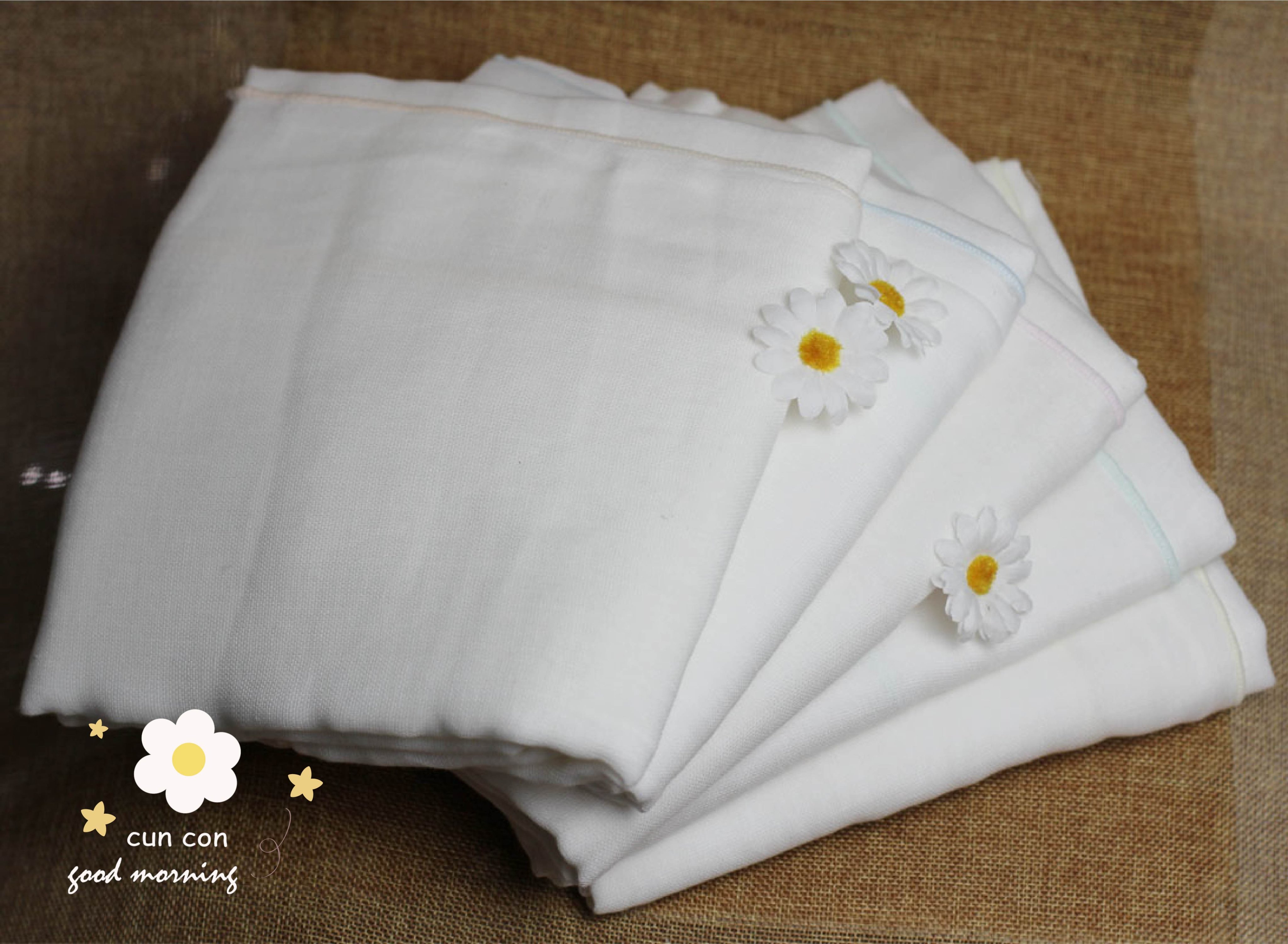 Khăn tắm gạc nhật CÚN CON 75X85cm (Cotton, 4 lớp)