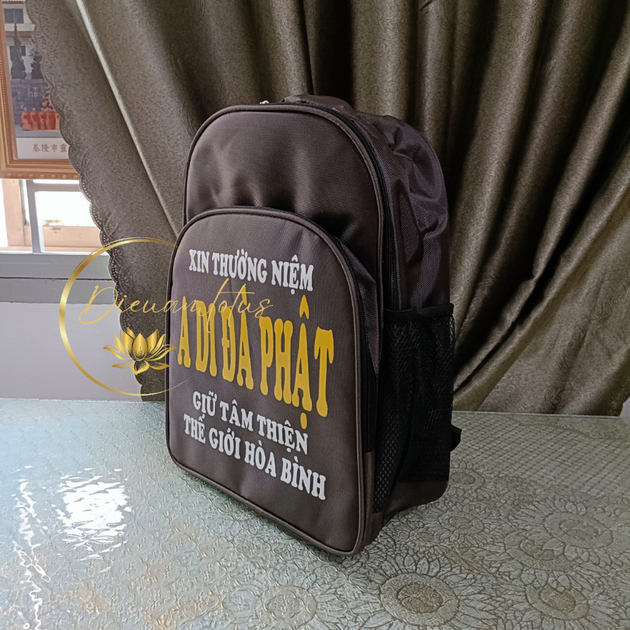 Balo in danh hiệu A Di Đà Phật - Phật Tâm