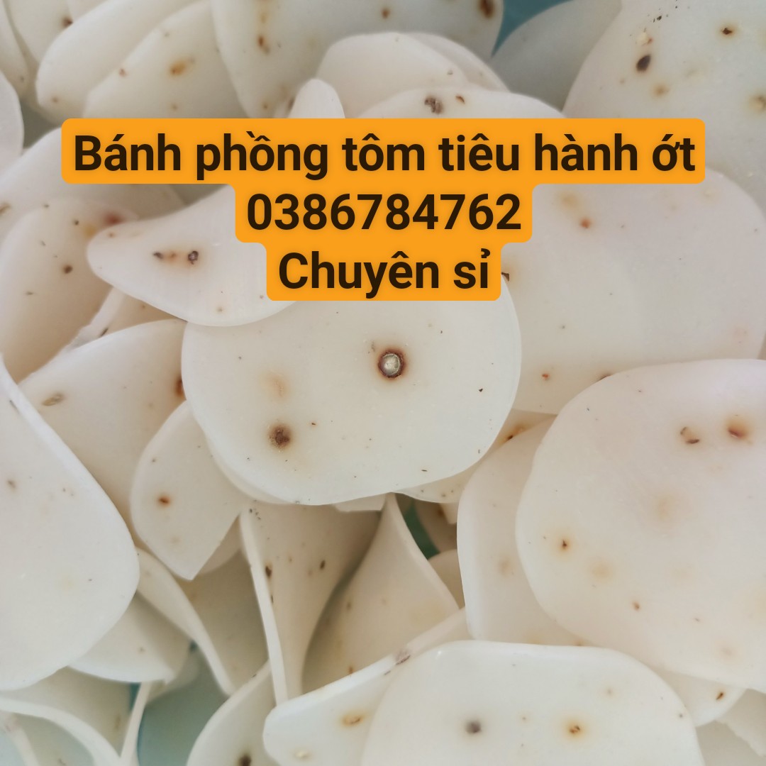 BÁNH PHỒNG TÔM TIÊU TRẮNG 1KG