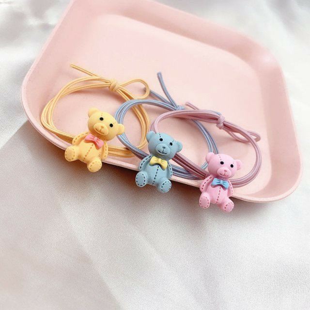 (01PCS) THUN CỘT TÓC CHÚ GẤU
