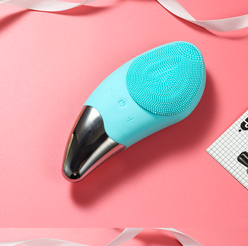 [SONIC  CLEANSER] Máy rửa mặt cầm tay sạc điện massage mặt