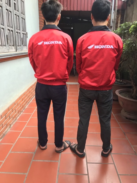 Áo Gió Honda 2 Mặt Đỏ Đen Cao Cấp