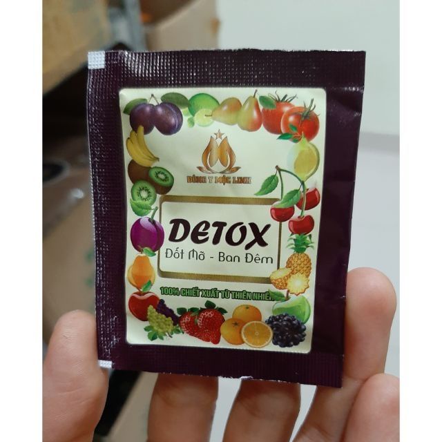 Detox tan mỡ ban đêm Đông y Mộc linh