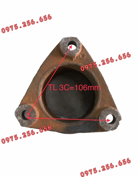 Puly đầu nổ 8 120mm 2 rãnh B