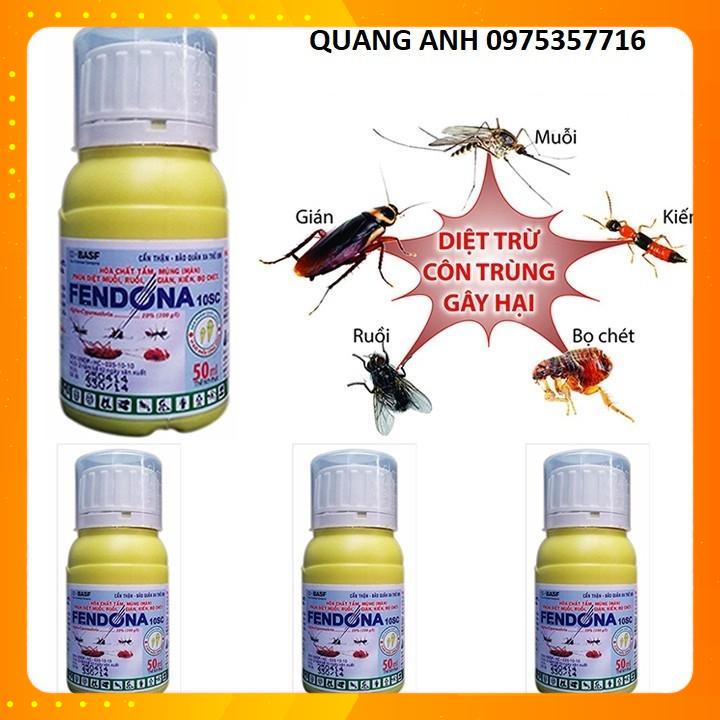 FENDONA 10SC 50ML BASF CHÍNH HÃNG – DIỆT MUỖI, KIẾN, GIÁN, RUỒI, BỌ CHÉT HIỆU QUẢ KÉO DÀI