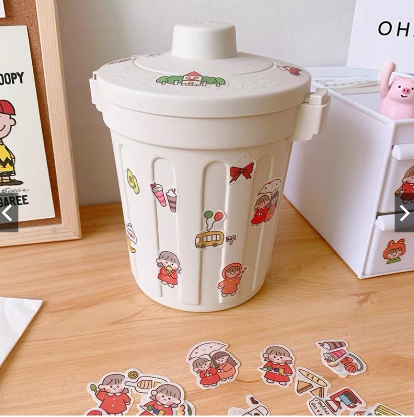 (Quà tặng không bán) Thùng rác mini để bàn