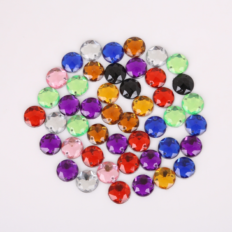 Hạt đá Kết đá xoàn ủi đính trang phục lấp lánh size 8mm