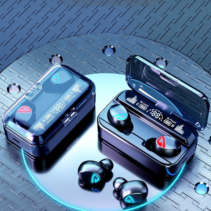 [ Thanh Lí]  Tai nghe bluetooth không dây S10 Pro phiên bản bluetooth V5.2 cao cấp, Âm thanh vòm cực hay, Chống nước IPx7, Dung lượng 2000mAh kiêm sạc dự phòng, cảm ứng vân tay - Phụ Kiện Nhật Linh.