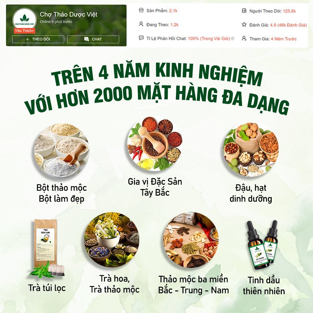 Set 5-10 gói trà mộc quế hoa (Trà hoa mộc, dưỡng nhan, thanh lọc cơ thể)