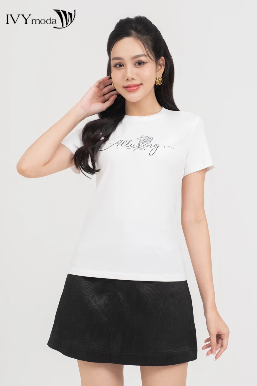 Áo thun nữ be creative ivy moda ms 57m6587