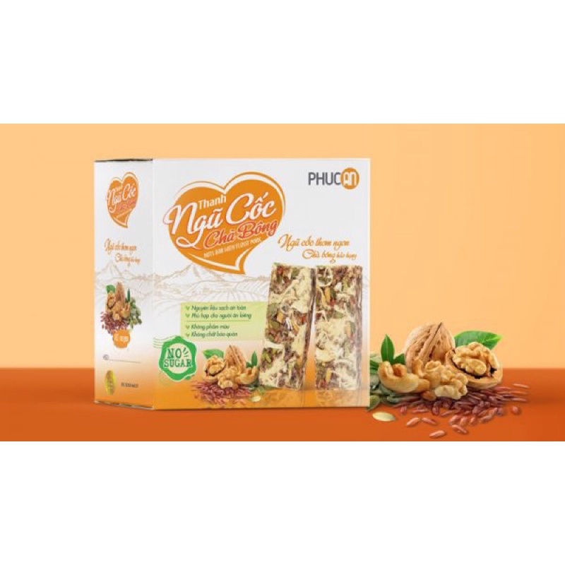 Thanh ngũ cốc gạo lứt Phúc An 110gr (thanh cơm gạo lức)