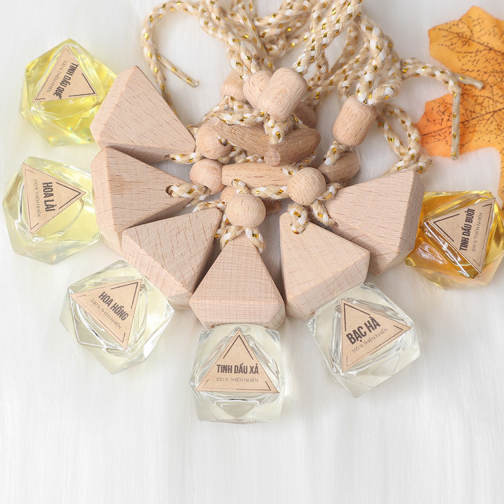 [HCM]Tinh dầu treo xe khử mùi hôi xe hơi tủ quần áo - 7ml ( ship trong 2h)