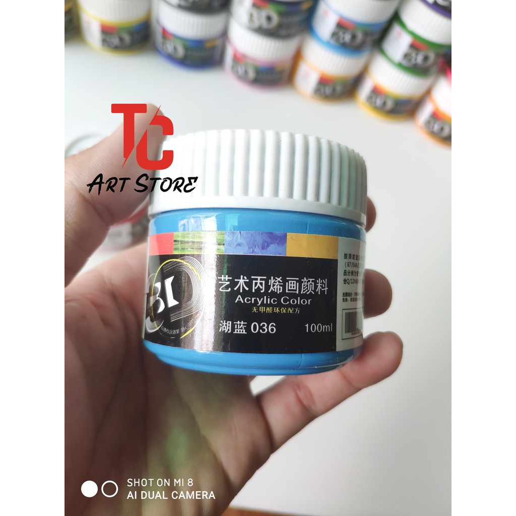(Bảng Màu 2 ) Acrylic 3D 100Ml