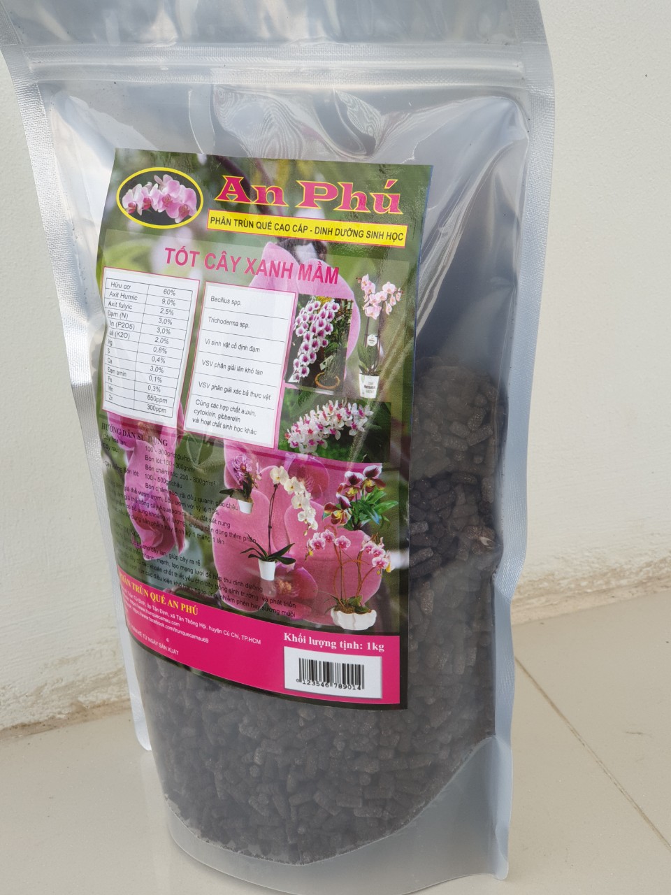Phân trùn quế viên nén 1kg