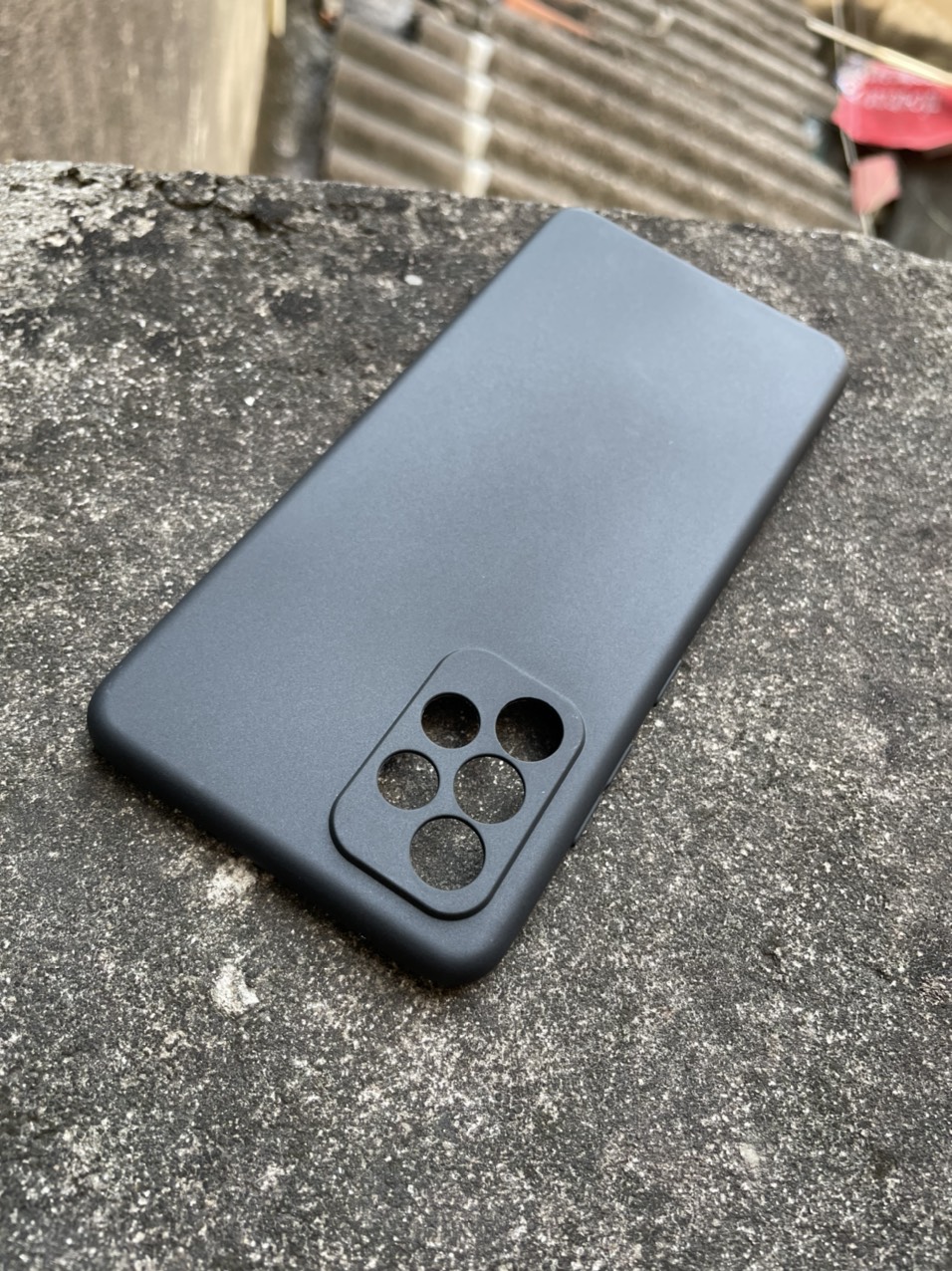 Ốp lưng tpu cho samsung galaxy a52, a52 5g dẻo đen, bảo vệ camera